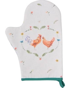 Рукавица-прихватка Курочка и петух / 9892055 Этель