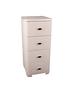 Комод пластиковый Альтернатива Плетенка / М2430