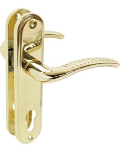 Ручка дверная Аллюр 132-1 70мм GP