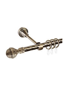 Карниз для штор АС ФОРОС Grace D16К + наконечники Ампир Ас форос