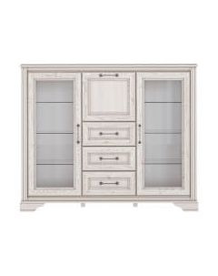 Тумба Stylius B169-KOM2W1B3S Black red white