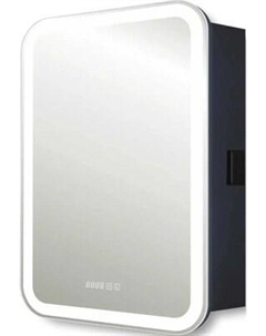 Шкаф с зеркалом для ванной Silver Mirrors Фиджи Black 60 / LED-00002724 Silver mirrors