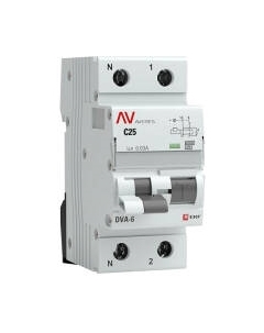 Дифференциальный автомат Averes rcbo6-1pn-25C-30-a-av Ekf