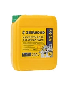 Антисептик для древесины Zerwood Для наружных работ ANR-9 концентрат