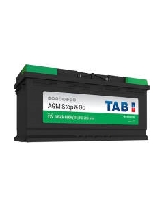 Автомобильный аккумулятор TAB EcoDry Stop&Go AGM R+ / 213105 Tab