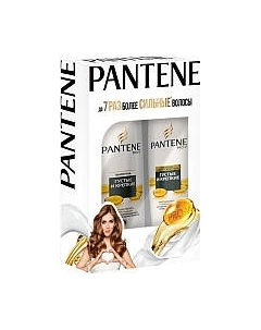 Набор косметики для волос PANTENE Густые и крепкие шампунь 250мл + бальзам 200мл Pantene