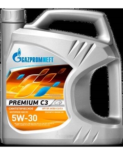 Моторное масло Gazpromneft Premium C3 5W30 / 253142283