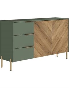 Тумба Black Red White Siena KOM2D3S Black red white