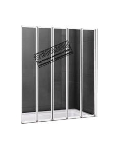 Стеклянная шторка для ванны Cezares Relax-V-5-120/140-P-Bi-R