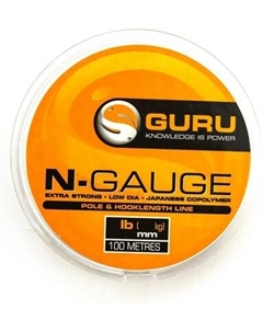 Леска монофильная Guru N-Gauge 100м / GNG11