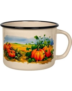 Кружка Лысьвенские эмали Осенний вайб С-0107/4ЖмЭК