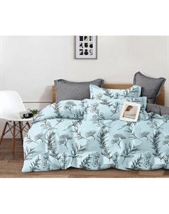 Комплект постельного белья Реноме 1.5сп Оливковая коллекция. Простыня на резинке УУ 046