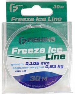 Леска монофильная F-Fishing Freeze Ice Line 30м 0.105мм 0.93кг / FFRZIL_105 F-fishing