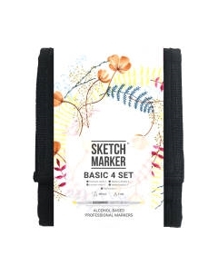 Набор маркеров Sketchmarker Basic 4 / 12bas4