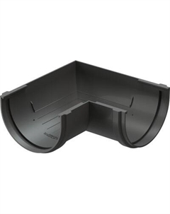 Угол желоба Docke Dacha 120мм 90 градусов / PVAJ-1045