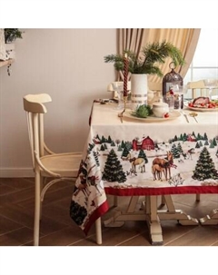 Скатерть Этель New Year's farm 149x180 / 10658898