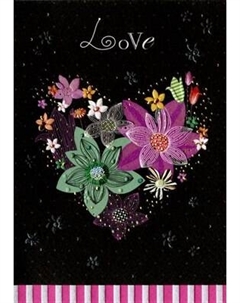 Открытка Turnowsky Цветочное сердце MO5694K1-3