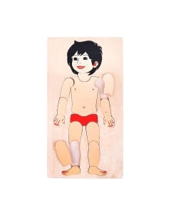 Развивающая игрушка ЛЭМ Рамка-вкладыш. Маленький мальчик / 1026 Лэм