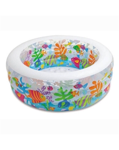 Надувной бассейн Аквариум 58480 (152 х 56 см) Intex