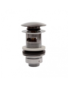 Донный клапан Arrowhead 1-1/4", 80мм с переливом, Хромированный 740001