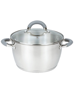 Кастрюля со стеклянной крышкой нержавеющая сталь, 24x13.5 см YWA3820-7 Easy cook