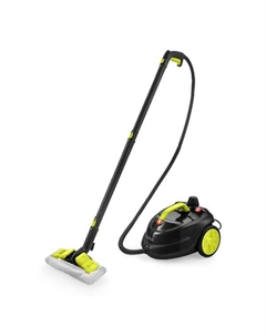 Пароочиститель Kitfort KT-9104-2 черно-салатовый