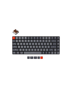 Беспроводная клавиатура Keychron K3 Grey, White Led, Hot-Swap, Keychron Optical Brown Switch, RU (K3-D3-RU)