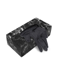 Перчатки нитриловые, "Black Skinny Gloves" 100шт Japure you