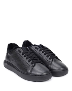 Кеды кожаные на меху Stokton