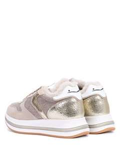 Кроссовки комбинированные на меху Voile blanche