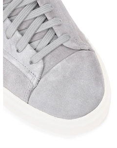 Кеды замшевые на меху Santoni