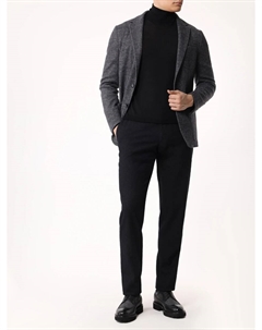 Брюки Regular Fit из хлопка и шерсти Canali