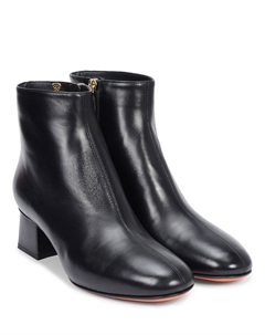 Ботильоны кожаные Santoni