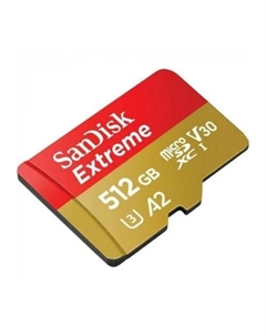 Карта памяти Extreme microSDXC SDSQXAV-512G-GN6MN 512GB Sandisk
