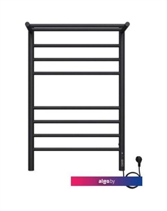 Полотенцесушитель Аврора КС П8 500x800 с полкой quick touch (RAL9005 матовый) Terminus