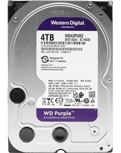 Жесткий диск Purple 4TB 43PURZ Wd