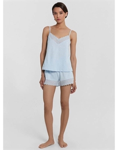 Комплект домашний женский голубой с ромашками Mark formelle