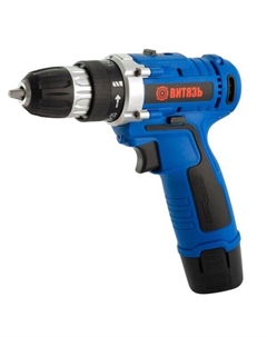 Дрель-шуруповерт ДА-110-2 с 2-мя АКБ, кейс Витязь