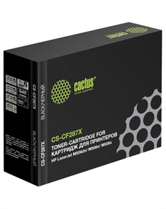 Картридж лазерный CS-CF287X CF287X черный (18000стр.) для HP LJ M506dn/ M506n/ M506x Cactus