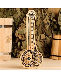 Термометр-гигрометр для бани "Черпак", жидкостный Б-11585 No brand