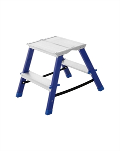 Лестница-стремянка стальная двухстор с мини-платформой 2 ступ CMP202 2,54 м Stairs