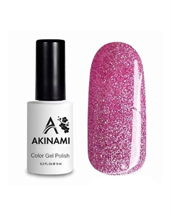 Лаковое покрытие Гель-лак с блестками Fireworks Akinami