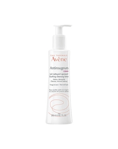 Молочко против покраснений кожи освежающее очищающее Antirougeurs Soothing Cleansing Lotion 200 Avene