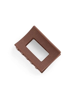 Заколка - краб для волос прямоугольный малый БИО Kosmoshtuchki