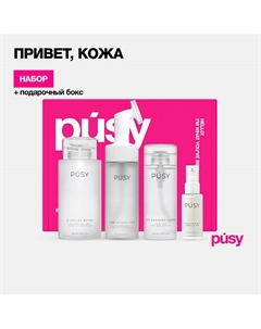 Подарочный набор косметики для ухода за лицом бьюти бокс FACE Pusy