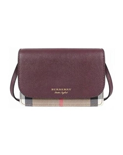 Сумка Cotton Linen Blend With Cow Leather Small Square Bag Burberry