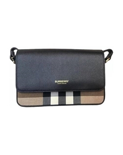 Сумка Leather Paneled Canvas Shoulder Bag (Bag+Dust Bag) Burberry
