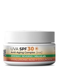 Матирующий крем для лица SPF 30 увлажняющий 50 Zenway