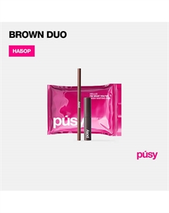Тушь и карандаш для бровей Pusy