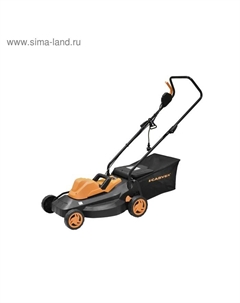 Газонокосилка CARVER LME-1640, электрическая, 1600 Вт, ширина/высота 40 см/27-75 мм, 35 л Carver